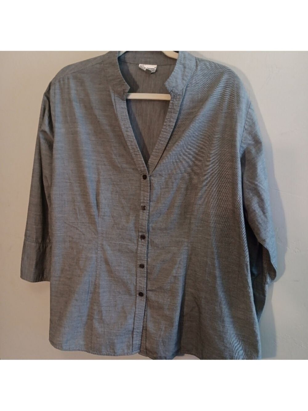 Harve‎ Benard grey button down sz 1X